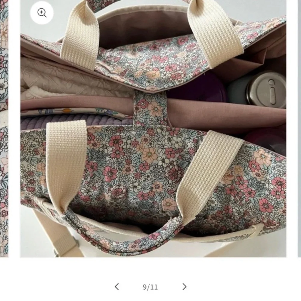 New Floral Diaper Bag